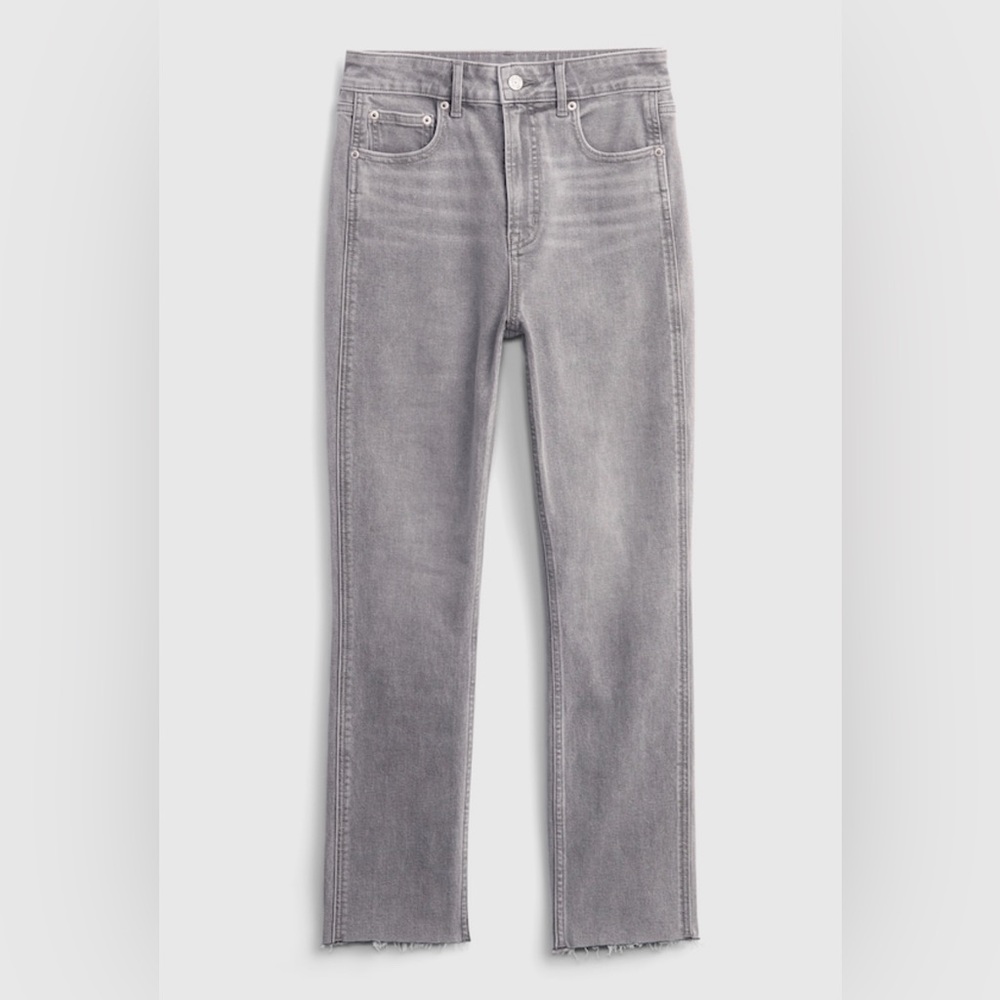 GAP Sky High Rise Vintage Slim Jeans With Washwell in Sky Grey NWT - Picture 4 of 4
